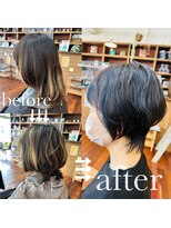 スミカ(sumica)&nbsp;#ハイライト #ブルー #ショートレイヤー