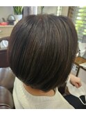 丸み小顔ボブ