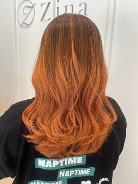 ジーナ 流山おおたかの森(Zina) ビタミンオレンジカラー【Zina　大越香苗】