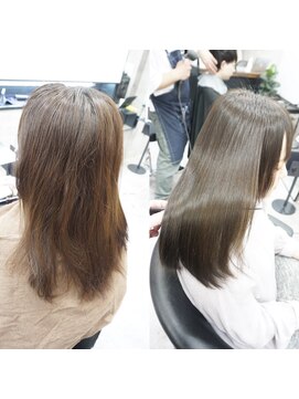 ヘアテリア リュウ 大塚(hair teria ryu) 縮毛矯正/髪質改善/艶髪ストレート/艶カラー