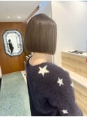 切りっぱなしボブ