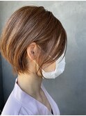 前下がりショートボブ
