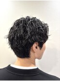 セット簡単！オシャレ！刈り上げなし強めスパイラルパーマ