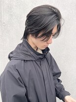 ビーチ(BEACH)&nbsp;メンズミディアムセンターパートハンサムショート