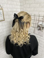 ベルデイズ 横浜西口店(BELDAYS)&nbsp;ねじりハーフアップ