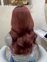 ラルム 新宿(LARME SHINJUKU) ブリーチ1回~チェリーピンク/レイヤーカット【Kaya】