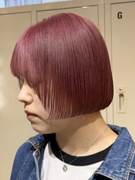 デート 下北沢(DATE) ピンクカラー+カット