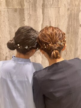 エムサロン ルームス(emusalon Room's) 【Rina】ふわふわシニヨン☆*。