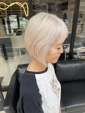 髪屋 紬 ミルクティーベージュ/ホワイトベージュ/ベージュ/抜きっぱなし