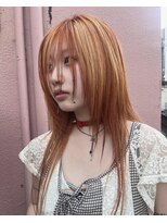 ボコカ(bococa)&nbsp;【Vicky指名】ブリーチデザインカラーオレンジレイヤー