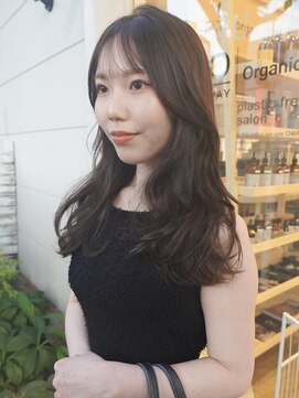 ビュートリアム 福岡(BEAUTRIUM) 大人なセミロングレイヤー/オリーブブラウン