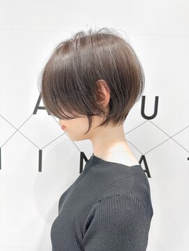 ハルキミナト ジャパン ヨコハマ(HARUKI MINATO japan YOKOHAMA) 大人ショート/縮毛矯正/学割U24/ブルーカラー/くすみベージュ