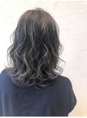#グレージュ#デジタルパーマ#コテ巻き風#デジパ