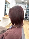 くびれ外ハネボブ×ボルドーカラー(2/26)