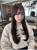 20代30代オススメ☆ロングレイヤー×ナチュラルブラウン