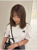 ミルクティーベージュ/ベージュ/ブリーチ/ダブルカラー