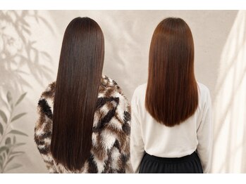 アイルヴィラ(air vila)の写真/髪を伸ばすのに必要な施術のみをしっかり行うから、ダメージレスで美しく艶やかなストレートヘアへ…。