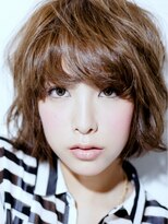 ガーデントウキョウ(GARDEN Tokyo) 大人かわいい　ゆるふわボブ　小顔で目力UP×無造作ウェーブ