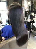 髪質改善トリートメント×ダークバイオレット