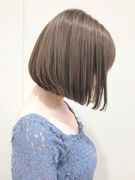 モリオフロムロンドン 大宮店(morio from London) 【oomiya 吉田あすか】ヘルシーボブ×グレージュ