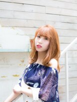 アミ 川越(amie)&nbsp;ネオウルフ毛先パーマアッシュブラウン[川越/川越駅]