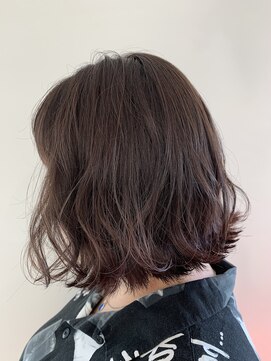 クイントネオリーブ 自由が丘正面口店(quint:neolive) パープルブラウンボブ