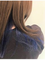 オーク あざみ野(OAK) インナーブルー×艶髪アクセントカラー【OAKあざみ野】