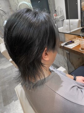 ヘアサロン レーヌ(Hair salon Reine) メンズウルフ×インナーカラー