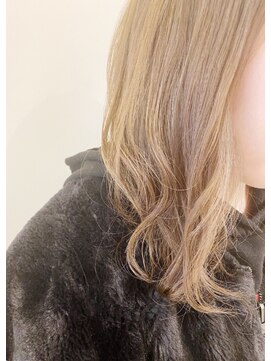 ネオリーブカップ 町田店(Neolive capu) ミディアム ミルクティベージュ【neolivecapu】グレージュカラー