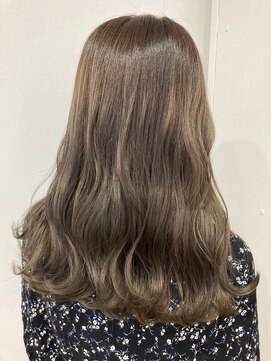 ヘッズ 本八幡店(HEADS) マロンベージュ　ニュアンスマッシュ　チラ見せカラー