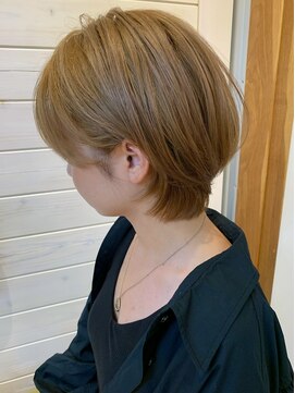 オーシャン(Ocean) [OCEAN Hair&Life藤原純] ハイトーンカラー×ショート☆