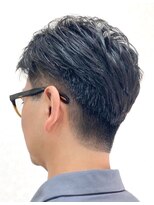 黄ぐまくん美容室 メンズ ツーブロック