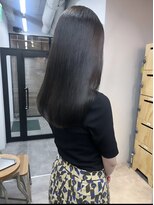 ヌープヘアーアイス(NUUP.hair ici)&nbsp;大人可愛い透明感ブリーチなしグレージュレイヤーカット