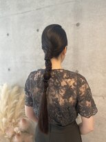 ボニー(Bonnie) ヘアセット/編みおろしヘア/お呼ばれヘア/結婚式