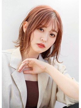 アムネシア 三軒茶屋(AMNESIA) オレンジベージュ/ピンクベージュ/ブリーチなしカラー