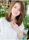 インナーカラーくせ毛風ミルキーベージュc5戸田公園20代30代40代