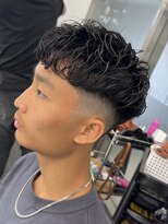 メンズフィール 心斎橋(MENS FEEL) フェードスペインカールショート