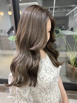 カノイ(KANOI) オリーブカラー/レイヤースタイル/韓国巻き