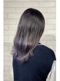 大人美人艶カラーベージュ小顔カット透明感レイヤーロング