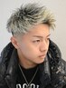 【束感がだしやすい！】メンズカット＋金ハイライト