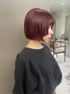 ローレンアオ(LOREN AO) 【LOREN AO】レッドブラウン/カシスブラウン/レイヤーボブ