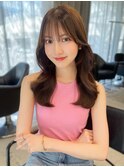 春マロンベージュカラー×韓国くびれヘア◯伊藤