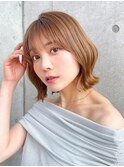 【Nanatsu】ブリーチなし/髪質改善イノアカラー/韓国ボブ/立川