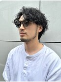 シャドウパーマ フェザーパーマ ホワイトメッシュ 八王子
