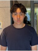 MEN’S HAIR/波巻ツイストスパイラル/フェザーパーマ/伏見/栄