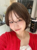 ロンドエニカ 大宮(Lond enika)&nbsp;グランマッシュ/細めハイライト/ショート/白髪ぼかし/前髪/大宮