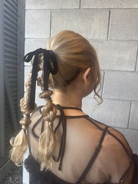 ミーサ バイ ブレイク(mysa by BREK) ポニーテールツイン編みおろし