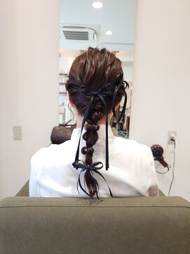 編みおろしアレンジ