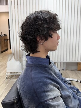 池袋マッシュウルフパーマ◎[池袋メンズ美容室］