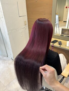 コード 四条河原町駅店(CHORD) Designerけいと×RED Blackルーツカラー/髪質改善/京都/河原町